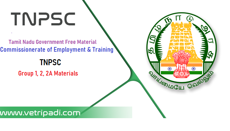 TNPSC Exam Materials (Group 1,2,2A) – Tamil Nadu Commissionerate of Employment & Training
